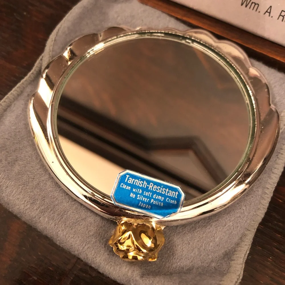 NEW! Oneida Silver & Gold Pocket Mirror 🪞